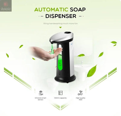 Automatic Liquid Soap Dispenser Smart Sensor Touchless 400Ml BrandMe