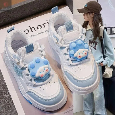 Cinnamoroll Shoes Children's Girls Sneakers New Fashion Anime Shoes Casual Shoes Girls Soft Sole Sports Shoes Kawaii Board Shoes BrandMe24