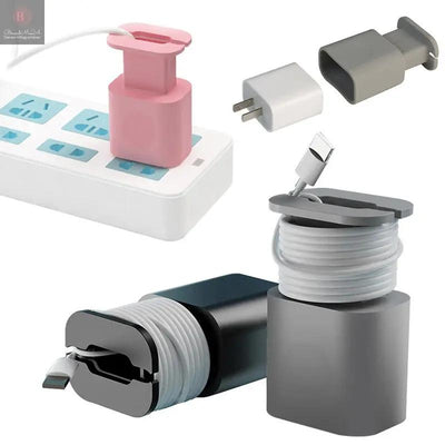 Data Cable Organizer Power Adapter Protective Case Cover For Apple 18w 20w USB-C Fast Charger Silicone Case BrandMe24
