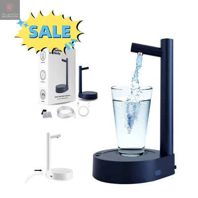 Desk Dispenser Electric Water Gallon Automatic Water Bottle Dispenser Rechargeable Water Dispenser BrandMe24