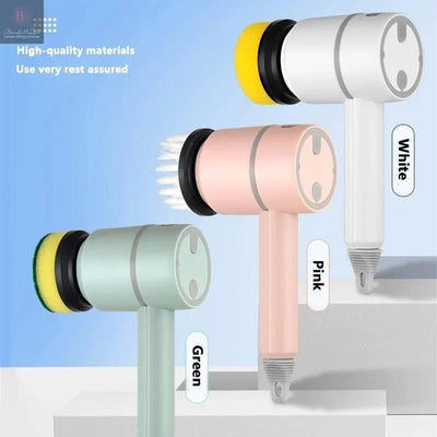 Electric Cleaning Brush Dishwashing Automatic Wireless USB Rechargeable Professional Kitchen Bathtub Tile Cleaning Brushes BrandMe24