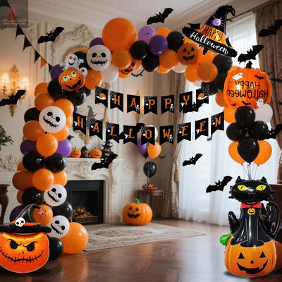 Halloween Hanging Flag Balloon Set Party Decoration Supplies BrandMe