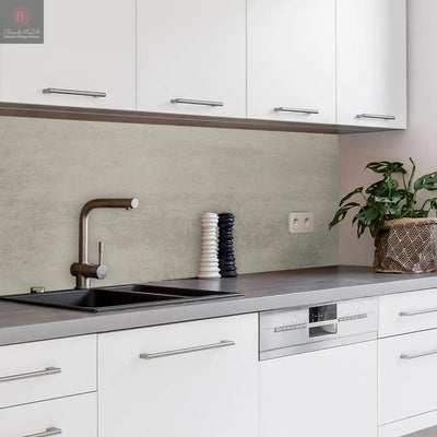 Küchenrückwand - Beton grau-0
