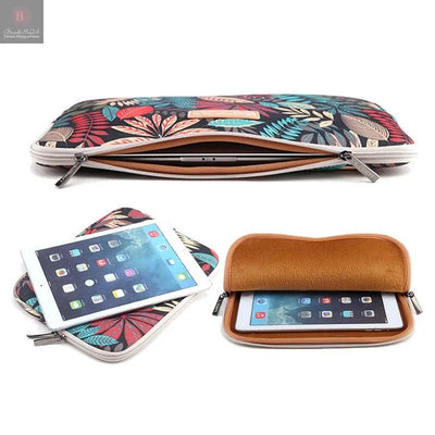 LISEN Colorful Leaf Notebook Sleeve Bag   Inch 15.6 Inch Computer Bag BrandMe