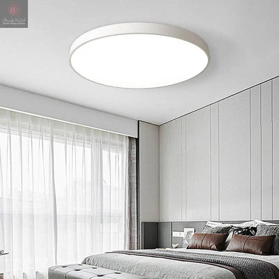 Led Ceiling Light Simple Living Room Round Nail Lamp For Domestic Use BrandMe24