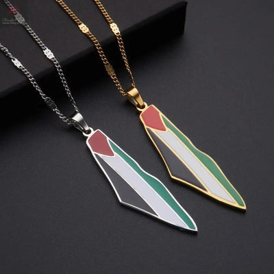 Map Stainless Steel Fashion Personalized Necklace BrandMe