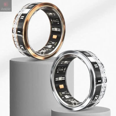 Multi Functional Home Diamond Inlaid Smart Ring BrandMe