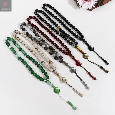 Muslim 33 1313 Arab Classic Star Moon Islamic Rosary Bracelet Bracelet BrandMe24