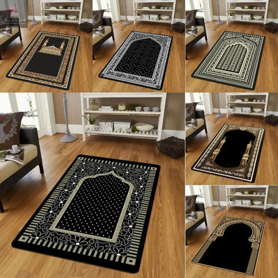 Muslim Prayer Mat  Living Room Sofa Accent Rug Bedroom Bedside Floor Mat NonSlip Coffee Table Decor Mat Washable Doormat Gifts BrandMe24