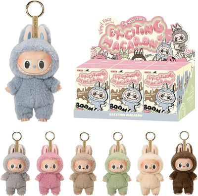 POP MART labubu Puppe The Monsters Leckere Macarons Blind Box Zufällige Vinylfigur Niedliches Essensthema Sammlerspielzeug Geschenk BrandMe