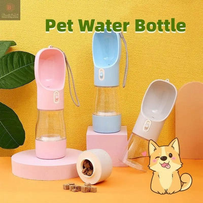Pet Dog Water Bottle Feeder Bowl Portable Water Food Bottle Pets Outdoor Travel Drinking Dog Bowls Water Bowl For Dogs BrandMe24