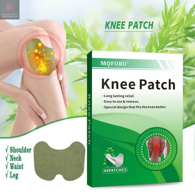 Wormwood self-heating knee lumbar shoulder neck pain relief patches BrandMe24